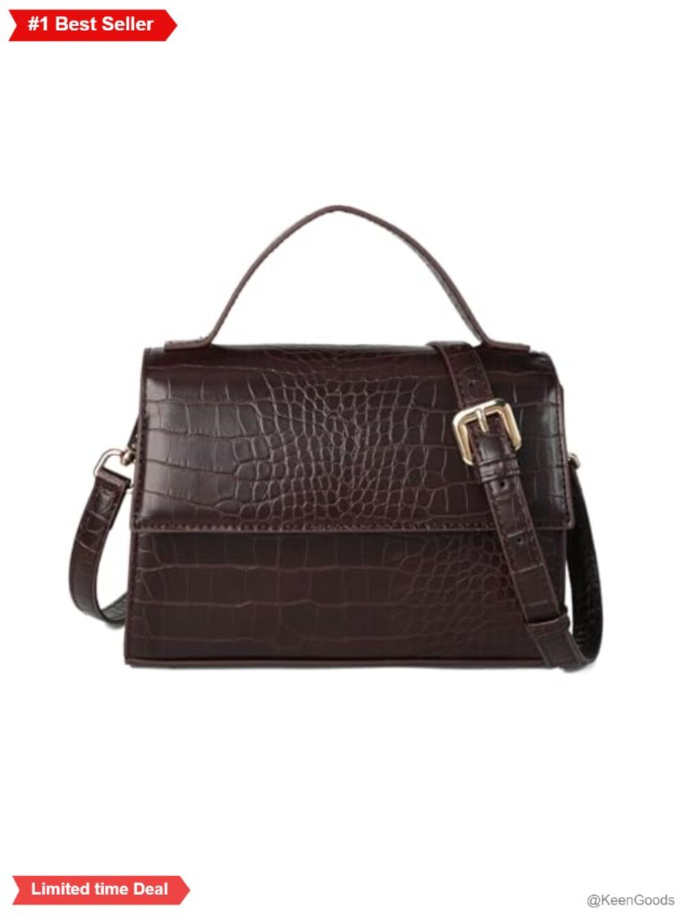 Small Crossbody Purse Top Handle Shoulder Bag PU Leather